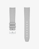 Curved Vertech Rubber Strap - Grey - OM Luxury