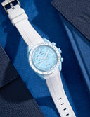 Curved Vertech Rubber Strap - White - OM Luxury