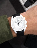 Curved Rubber Strap - Black - OM Luxury